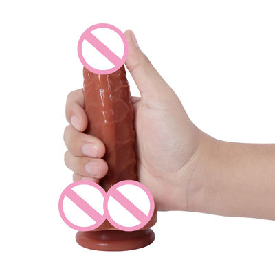 21.5 x 4cm Femmes réaliste Dildo doux Silicone Dildo étanche