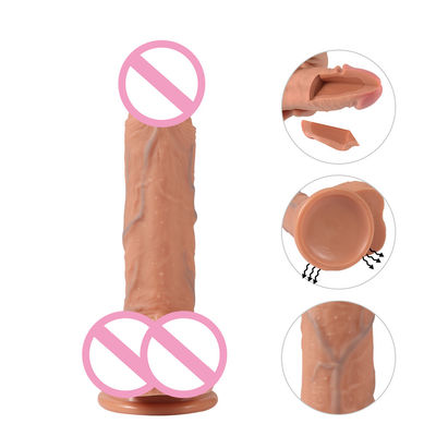 De la viande brune, de la silicone, des femmes, du sexe, du pénis, du jouet.