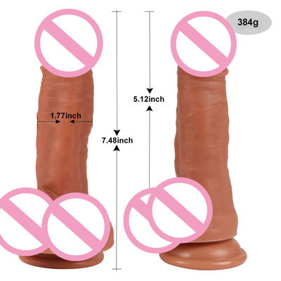 Diluteur masculin réaliste étanche, liquide, doux, silicone, caoutchouc, pénis, femmes
