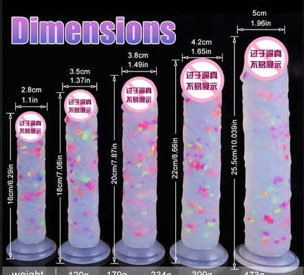 21.5 x 4 cm Dildo réaliste en caoutchouc Pénis artificiel anal masculin Silicone liquide doux