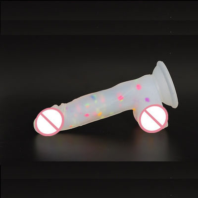 18 x 4cm Pénis Homme Jouets sexuels en caoutchouc de silicone Pénis réaliste Dildo pour femme