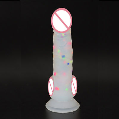18 x 4cm Pénis Homme Jouets sexuels en caoutchouc de silicone Pénis réaliste Dildo pour femme
