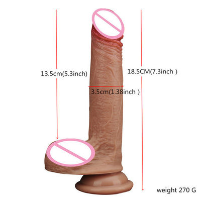 Pénis masculin Dildo liquide en silicone mains libres Super réaliste Dildo 350g