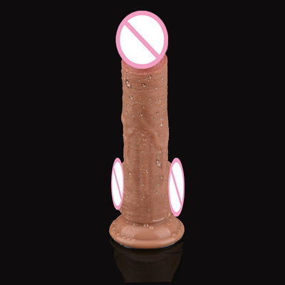 Pénis masculin Dildo liquide en silicone mains libres Super réaliste Dildo 350g