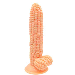 Enorme en forme de maïs Dildo réaliste Pénis de maïs Cob Dildo 245g
