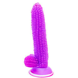 Enorme en forme de maïs Dildo réaliste Pénis de maïs Cob Dildo 245g