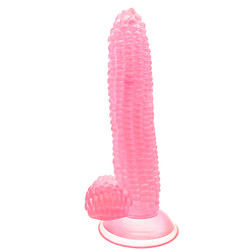 Enorme en forme de maïs Dildo réaliste Pénis de maïs Cob Dildo 245g