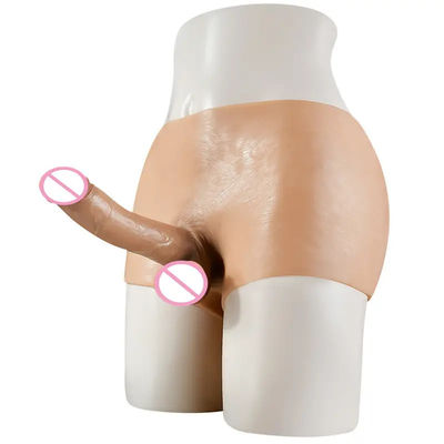 Les hommes sous-vêtements mâle pénis artificiel ceinture sur les culottes en culotte creuse solide 820g