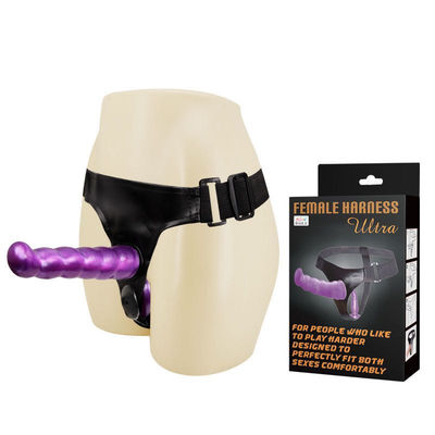 498g Double Realiste Dildos Ceinture sur Dildos Avec Ceinture Harnais Bondage