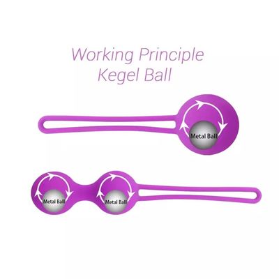 Boules de Kegel à serrer Vibrateur en silicone Exercice vaginal Poids Kegel pour femmes