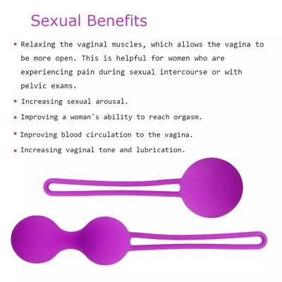 Boules de Kegel à serrer Vibrateur en silicone Exercice vaginal Poids Kegel pour femmes