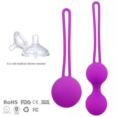 Boules de Kegel à serrer Vibrateur en silicone Exercice vaginal Poids Kegel pour femmes