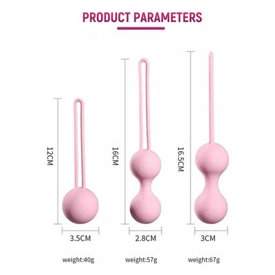 Boules de Kegel à serrer Vibrateur en silicone Exercice vaginal Poids Kegel pour femmes