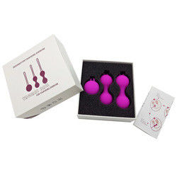 Boules de Kegel à serrer Vibrateur en silicone Exercice vaginal Poids Kegel pour femmes