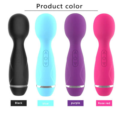 Mini sans fil japonais AV baguette Les filles sucent la chatte Vibrator de baguette de massage noir