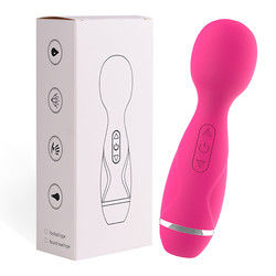 Mini sans fil japonais AV baguette Les filles sucent la chatte Vibrator de baguette de massage noir