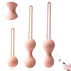 Boule à Kegel à distance vibrante de 20,5 x 4,3 x 4,3 cm Boule à Kegel pour homme 250g