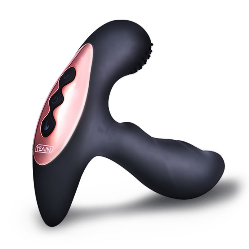 Télécommande masturbateur mâle jouet électrique enregistreur anal masseur de prostate avant arrière cour
