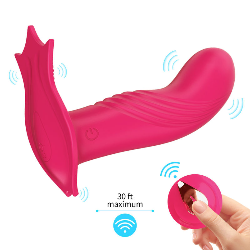 Vibrator de sexe à distance femmes jouets sexuels sans fil Vibrator de culotte 15cm