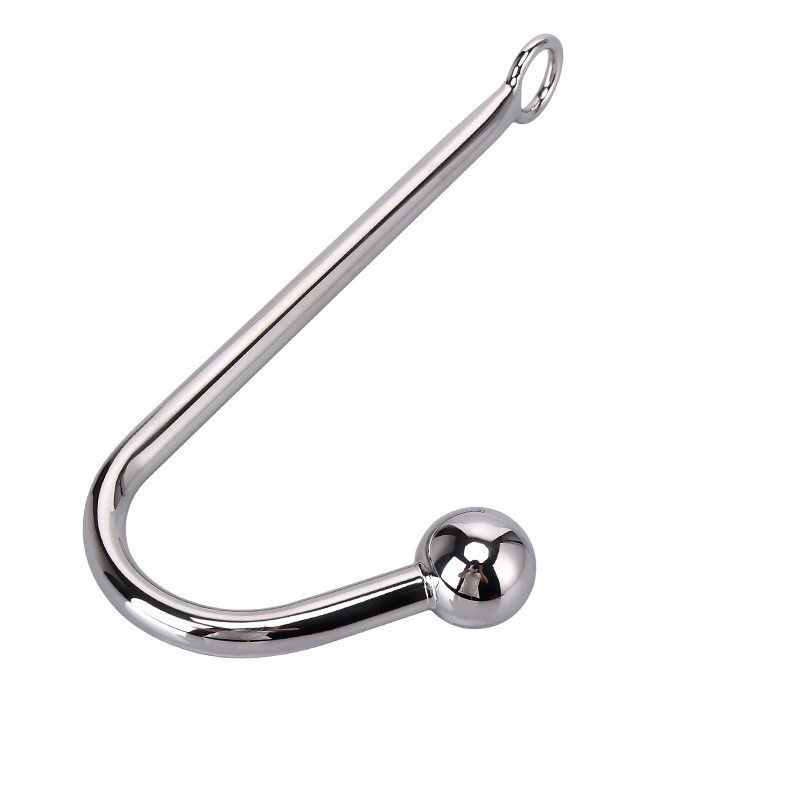 115g Homme Jouet Anal Crochet Avec Boule Bondage Cock en acier inoxydable Pour les hommes